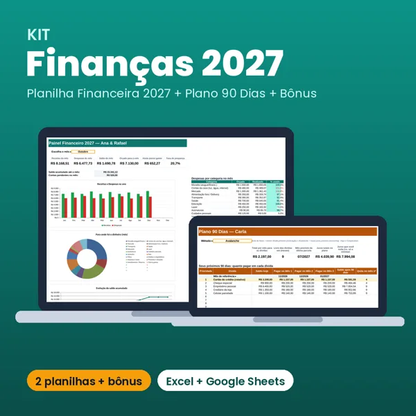 Capa do Kit Finanças 2027
